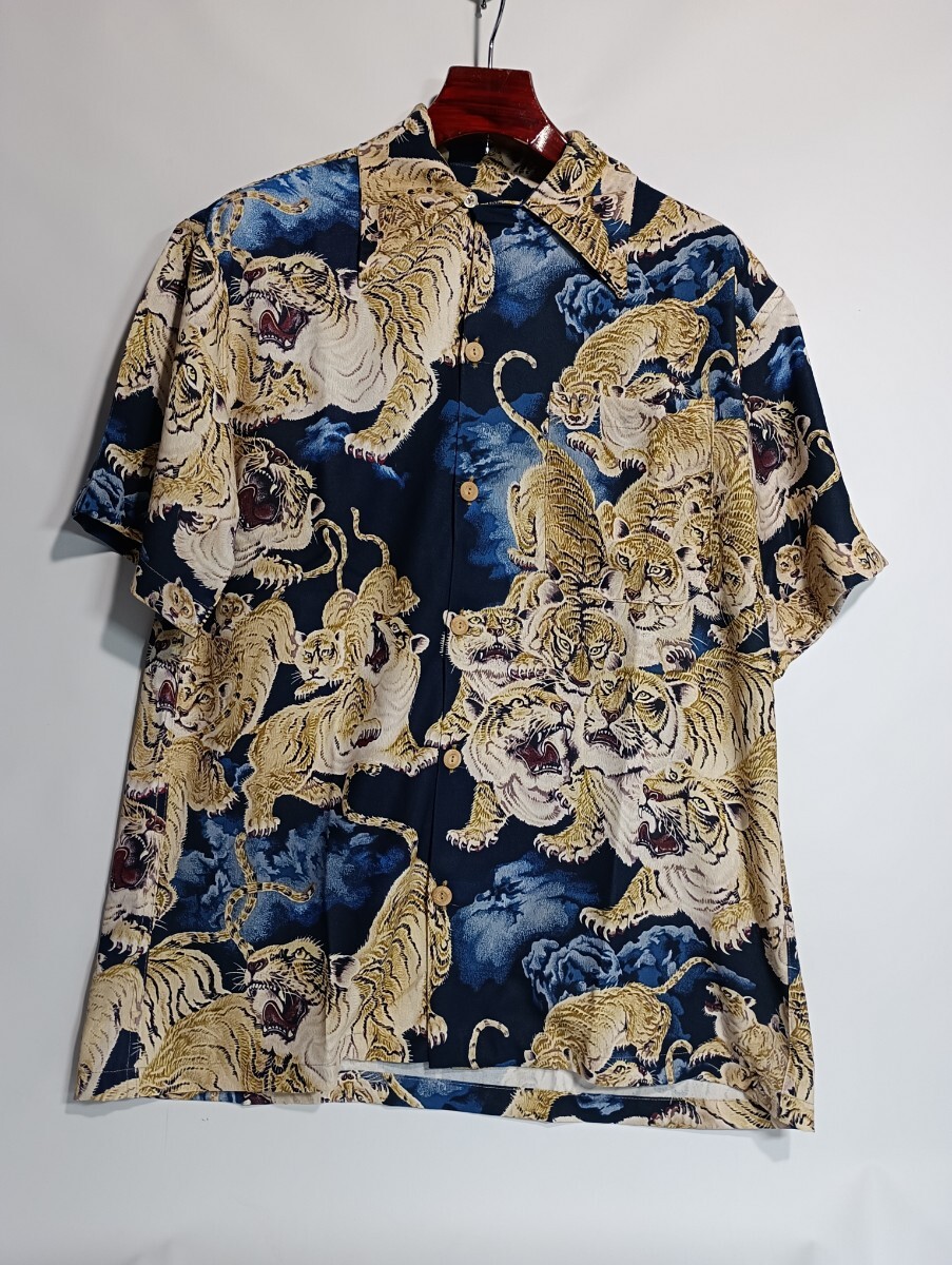 ヴィンテージ DUKE KAHANAMOKU デュークカハナモク 青？紺？×黄 百虎