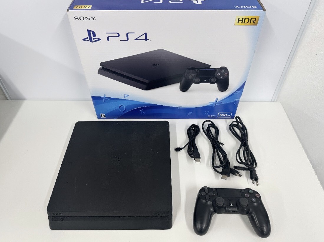 PlayStation4 プレーステーション4 本体 CUH-2200A 500GB ジェットブラック PS4 箱入り【通電/動作確認済み】_1