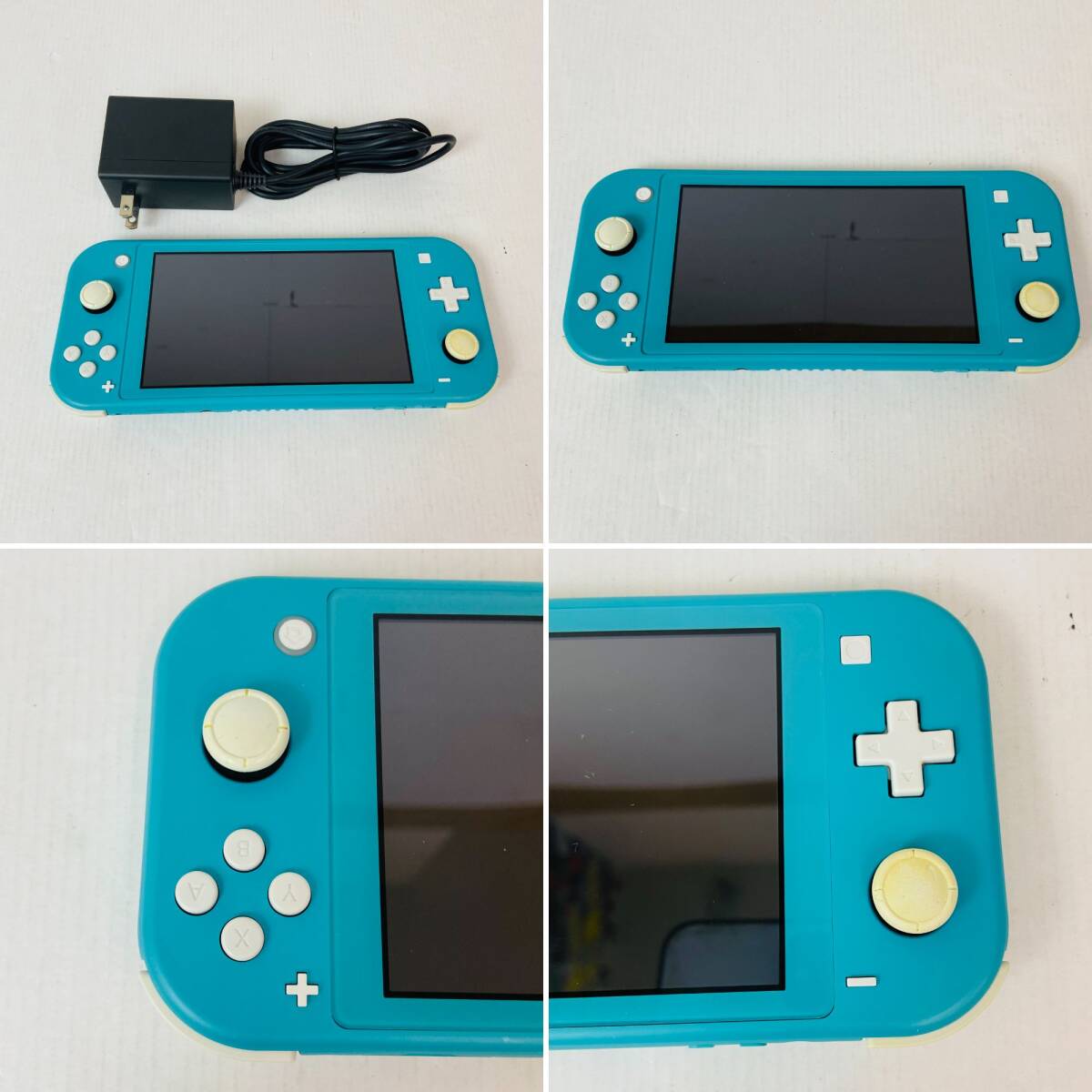 04wy9636□【1円～】Nintendo Switch Lite ターコイズ HDH-001 動作