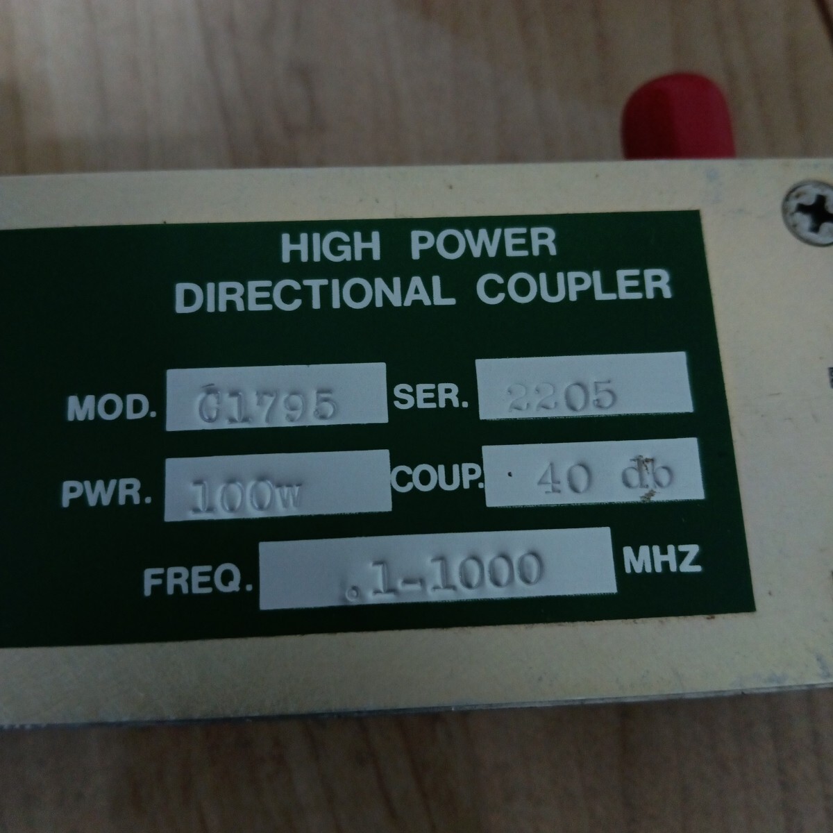 1円スタート HIGH POWER DIRECTIONAL COUPLER WERLATONE_6