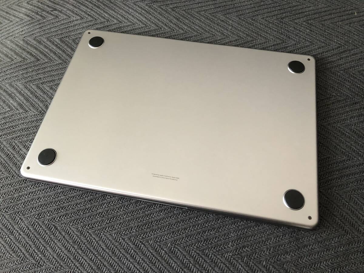 【極美品】M2チップ搭載 MacBook Air スペースグレイ（8コアCPU M2チップ）16GBメモリ　512GB　USキーボード　AppleCare+_3