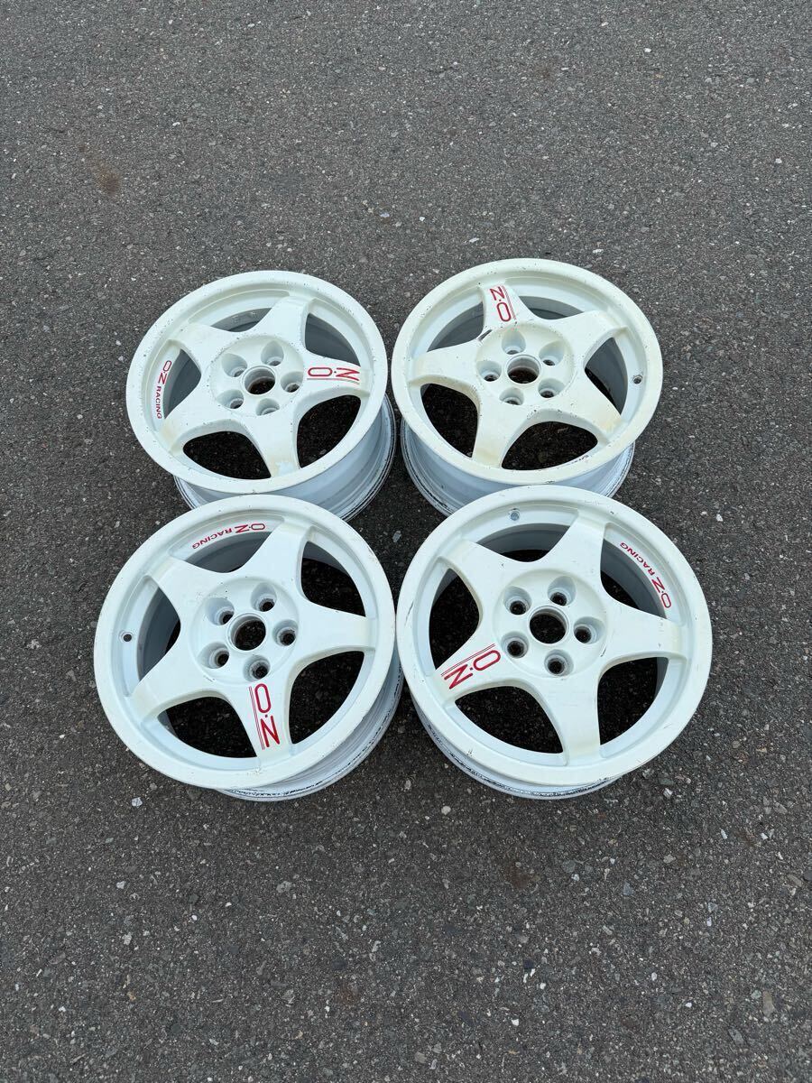 OZ RACING 中古アルミホイール4本セット 15インチ7J 5穴PCD100