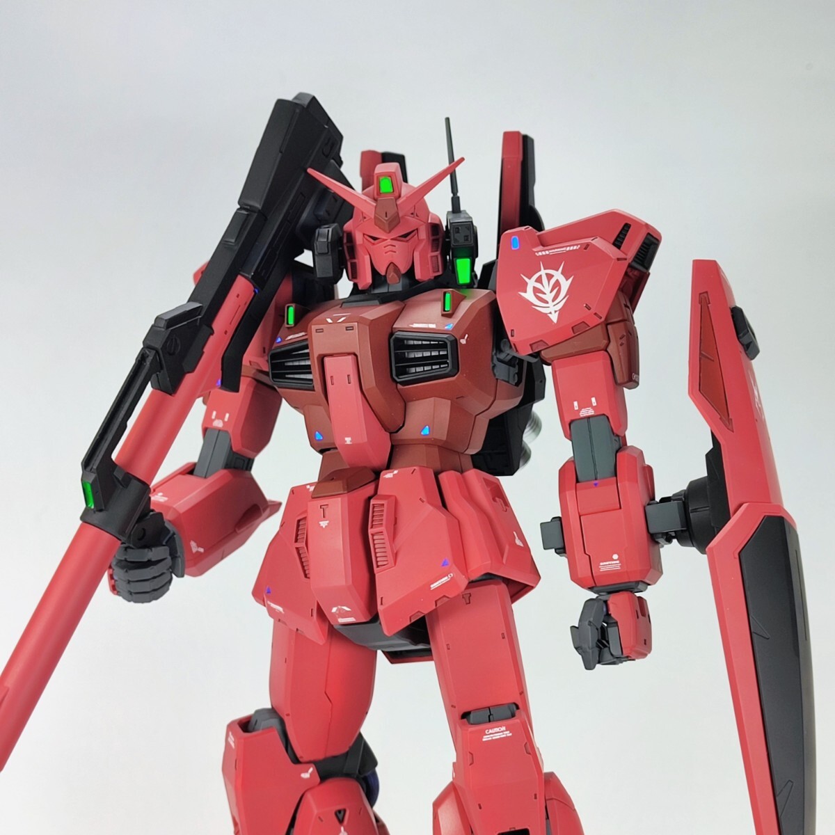 1円スタート MG 1/100 RX-178 ガンダムMK2 改修塗装済み完成品 ガンプラ シャア専用_1