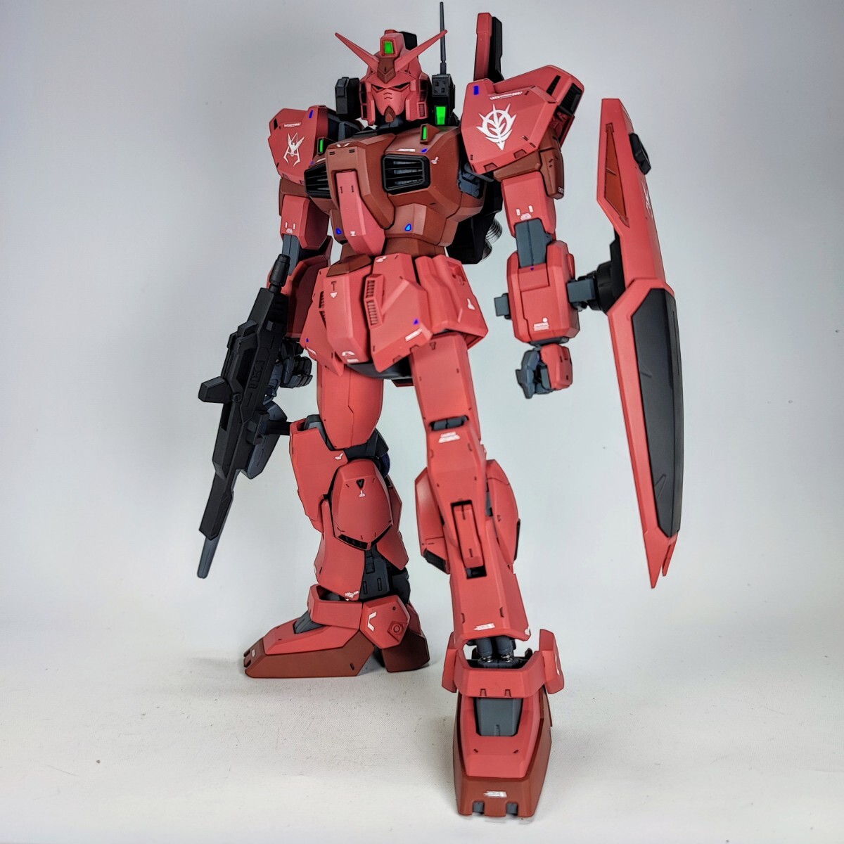 1円スタート MG 1/100 RX-178 ガンダムMK2 改修塗装済み完成品 ガンプラ シャア専用_5