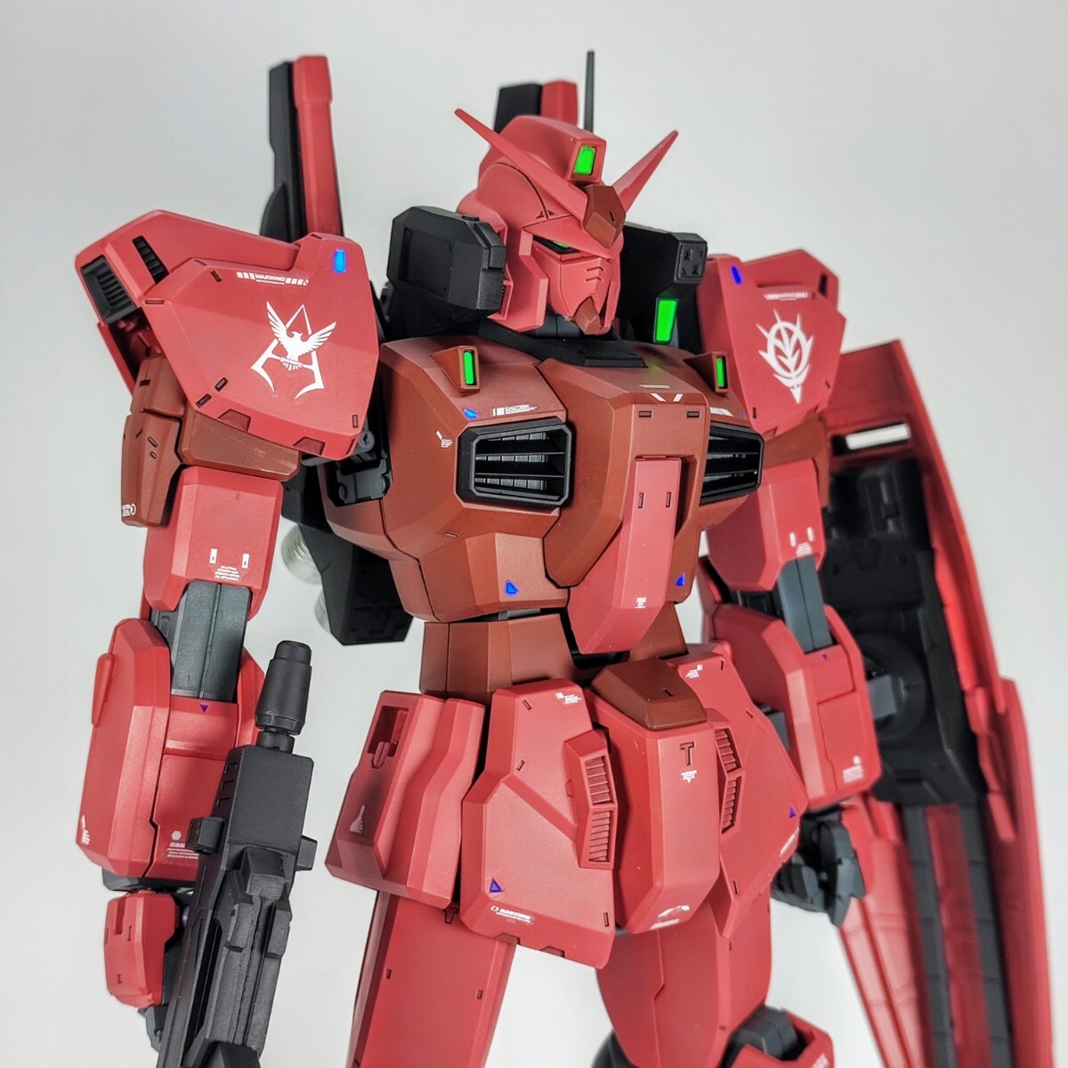 1円スタート MG 1/100 RX-178 ガンダムMK2 改修塗装済み完成品 ガンプラ シャア専用_7