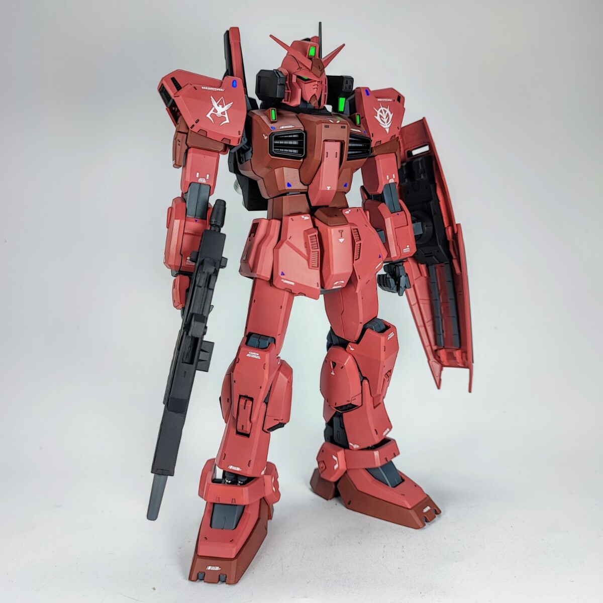1円スタート MG 1/100 RX-178 ガンダムMK2 改修塗装済み完成品 ガンプラ シャア専用_8
