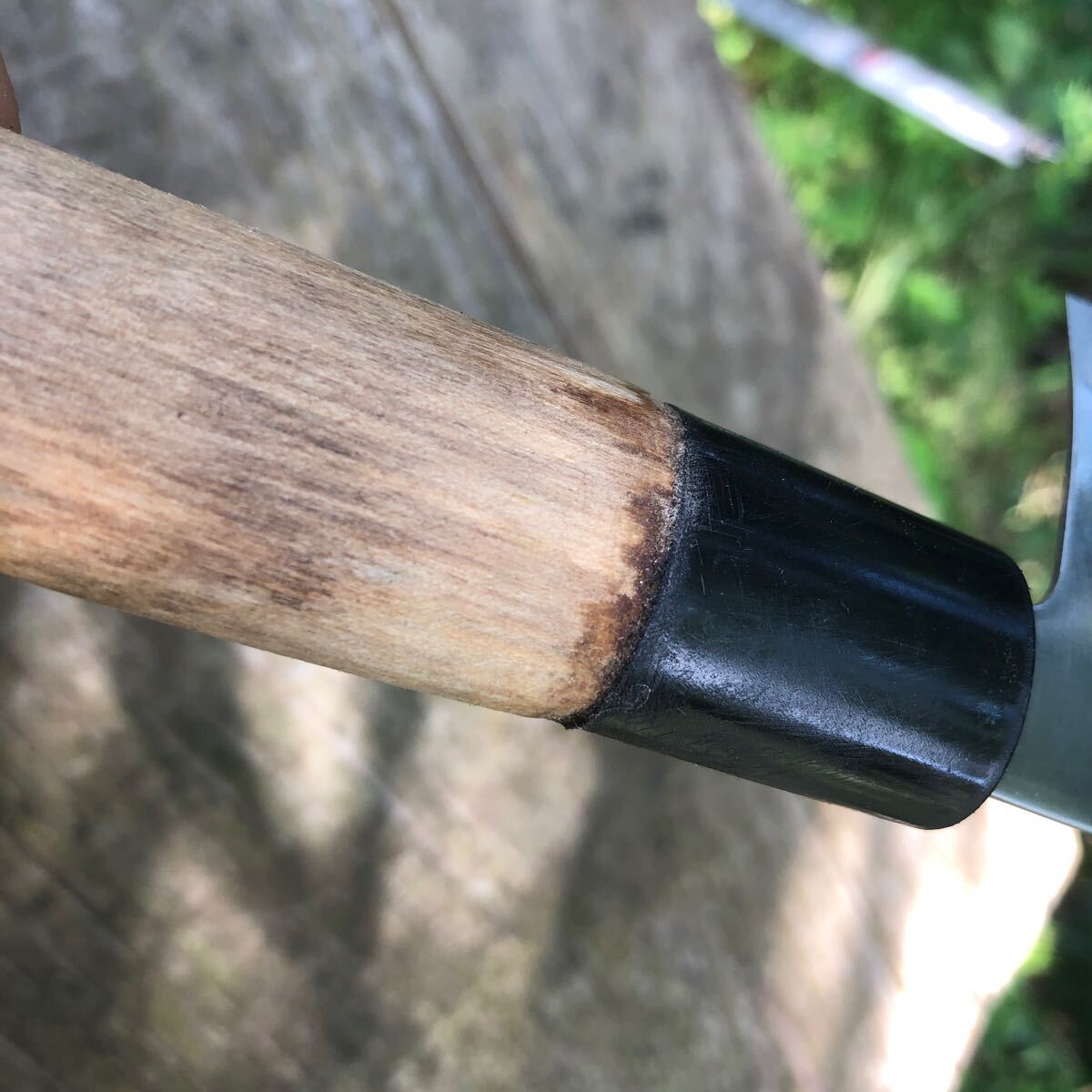 スカスカに切れます^_^濃州関兼忠　菜切包丁　擦り傷研ぎ傷中古品_8