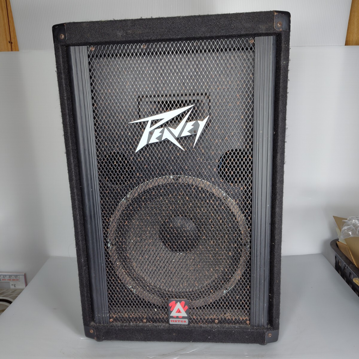 ② ジャンク peavey 112tcs ピーヴィー モニタースピーカー 送料無料