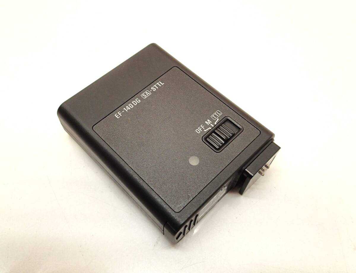 J344A シグマ SIGMA ストロボ フラッシュ FLASH EF-140DG SA-STTL 通電