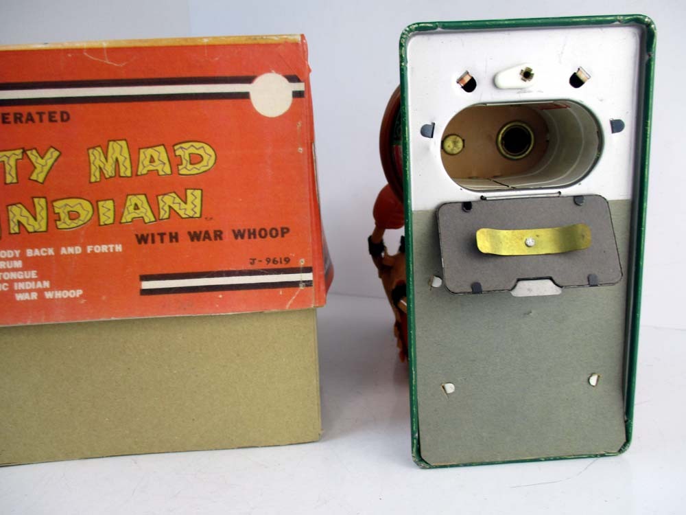  野村トーイ　1960代製 Nutty Mad Indian　完動美品　高さ約31cm　 _10