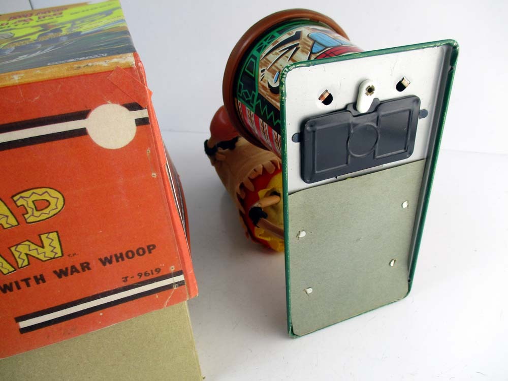  野村トーイ　1960代製 Nutty Mad Indian　完動美品　高さ約31cm　 _9