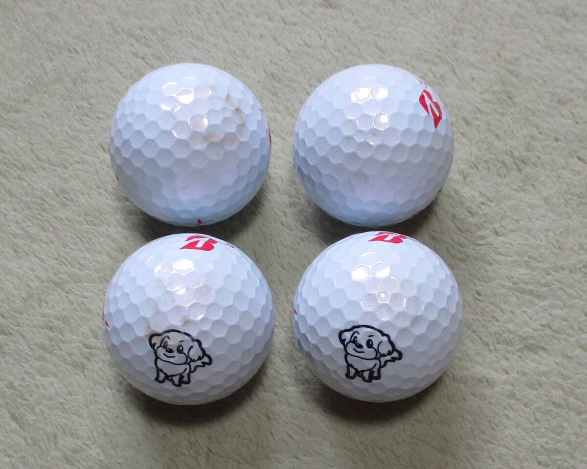 《未使用》　ブリヂストン【TOUR B JGR】×１５個　（イラストいり／箱水濡れ品／４個にシミあり）_10