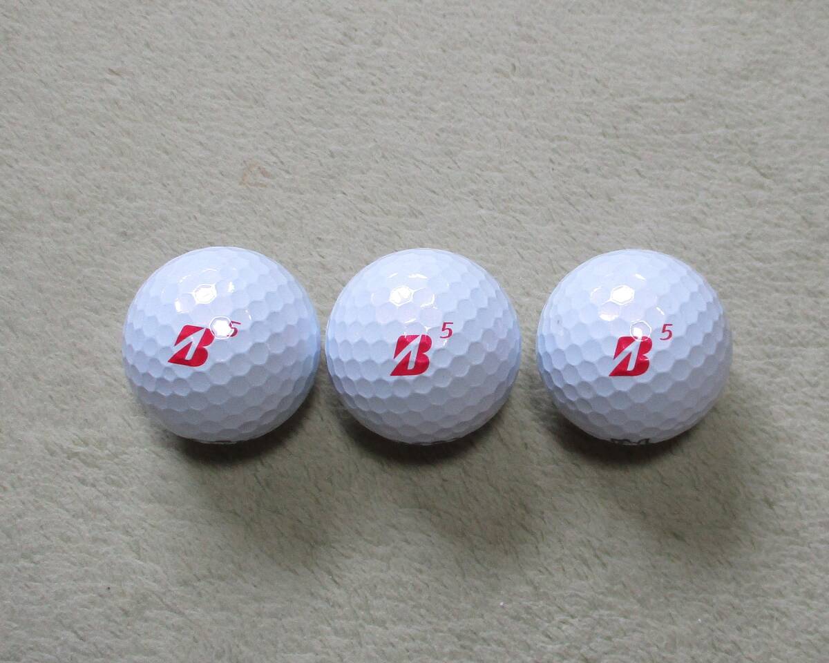 《未使用》　ブリヂストン【TOUR B JGR】×１５個　（イラストいり／箱水濡れ品／４個にシミあり）_5