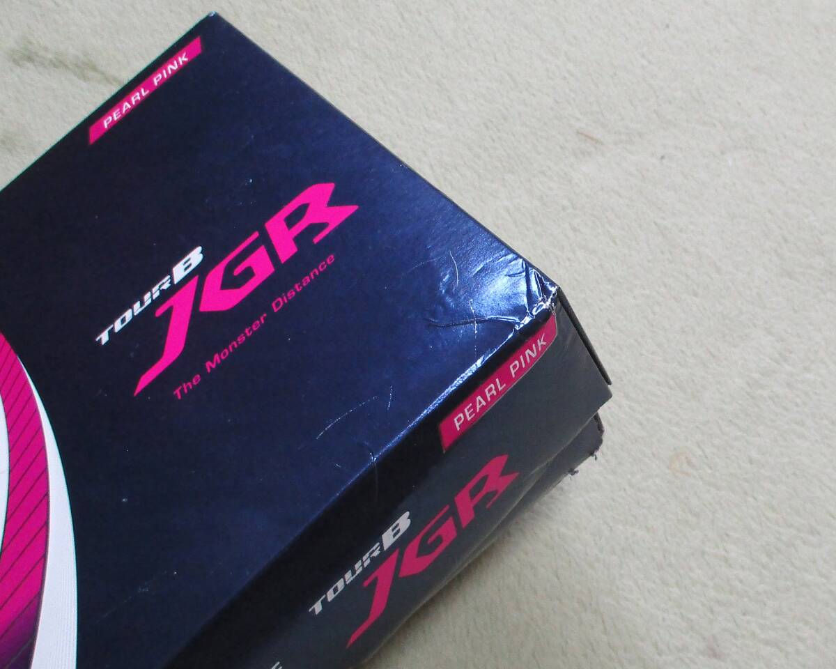 《未使用》　ブリヂストン【TOUR B JGR】×１５個　（イラストいり／箱水濡れ品／４個にシミあり）_7