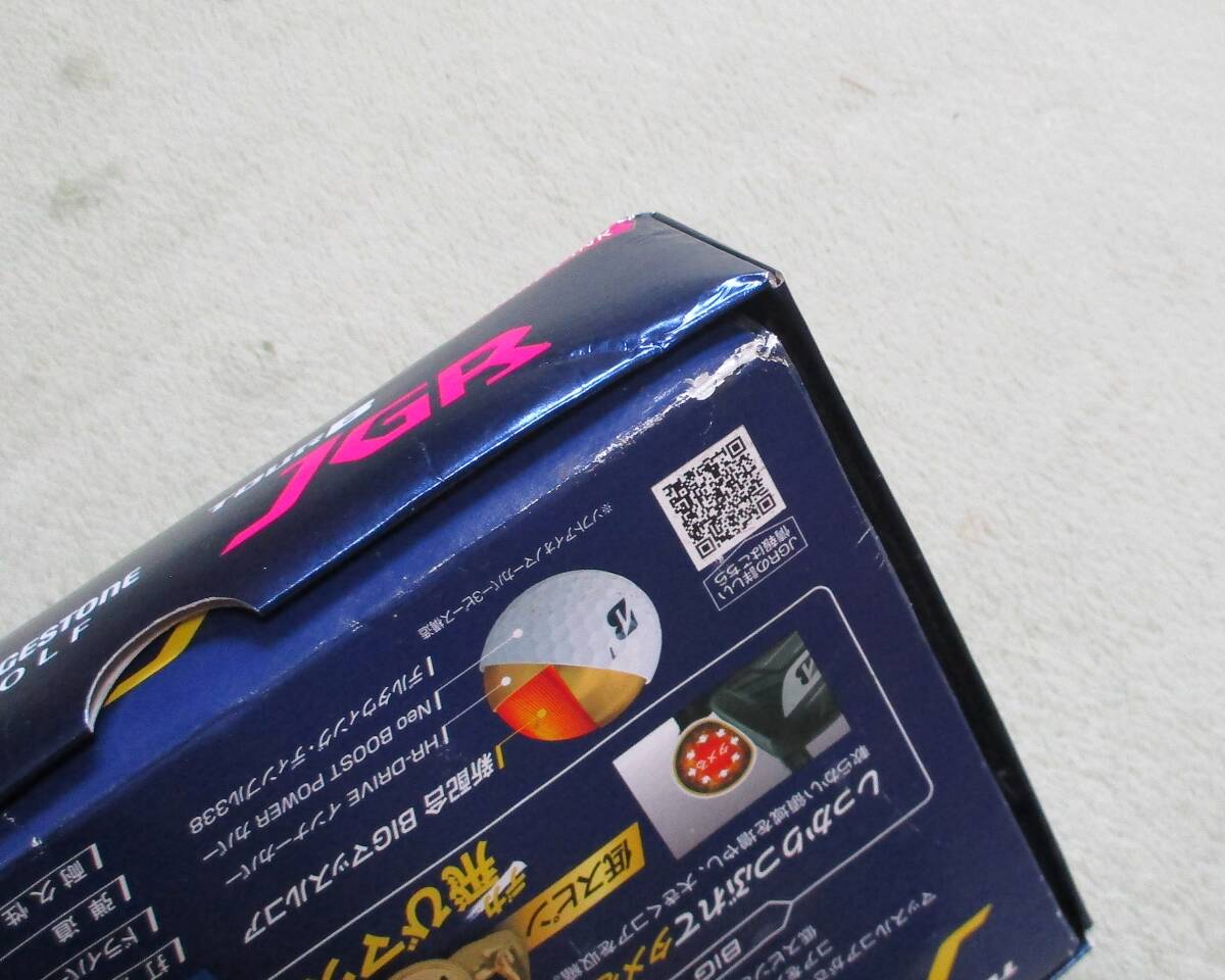 《未使用》　ブリヂストン【TOUR B JGR】×１５個　（イラストいり／箱水濡れ品／４個にシミあり）_8