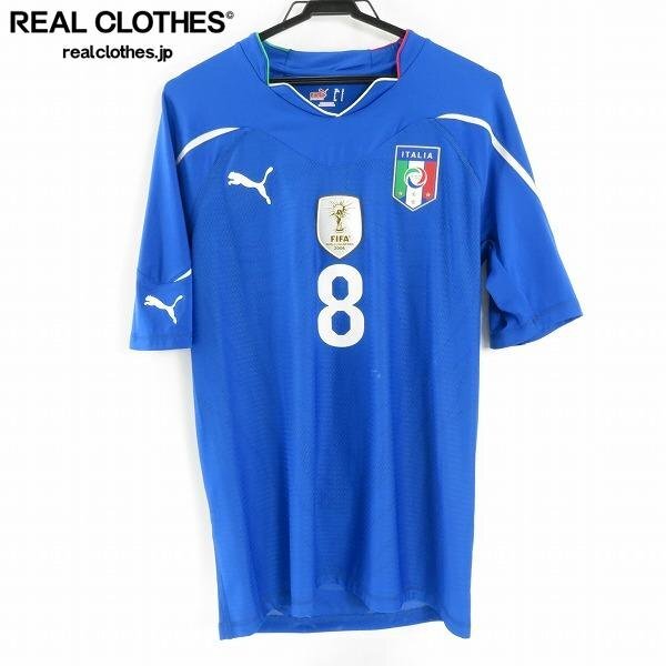 ☆【未使用】PUMA/プーマ イタリア代表 2010 ホーム 半袖ユニフォーム