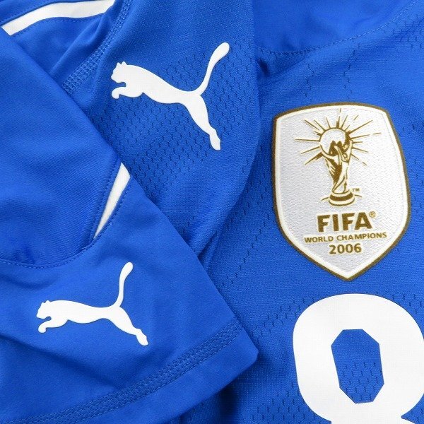 ☆【未使用】PUMA/プーマ イタリア代表 2010 ホーム 半袖ユニフォーム