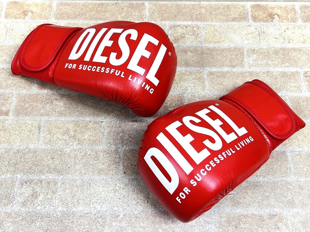 【レアアイテム!!】DIESEL ボクシンググローブ 保管品 DIESEL/ディーゼル ロゴ入 ボクシンググローブ/スパークリング