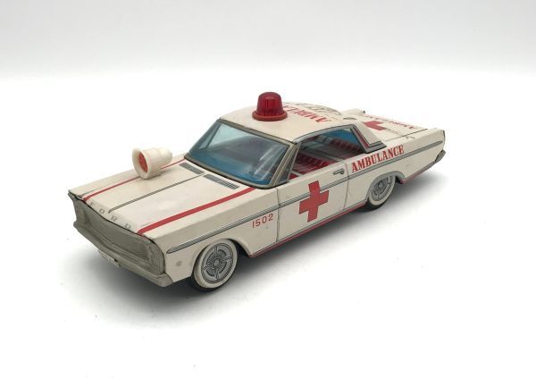 FORD 救急車 AMBULANCE ブリキ玩具 乗り物 おもちゃ 1960年代 アメリカ