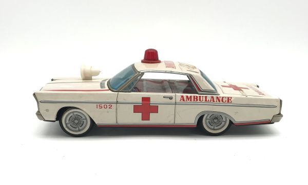 FORD 救急車 AMBULANCE ブリキ玩具 乗り物 おもちゃ 1960年代 アメリカ