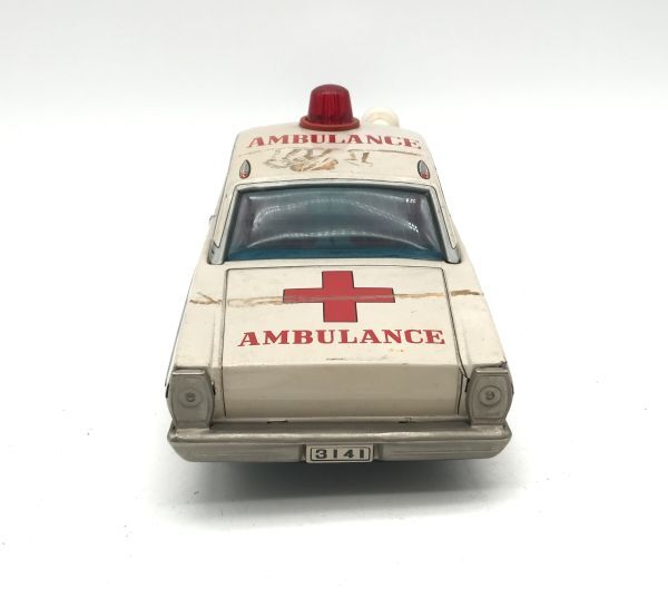 FORD 救急車 AMBULANCE ブリキ玩具 乗り物 おもちゃ 1960年代 アメリカ