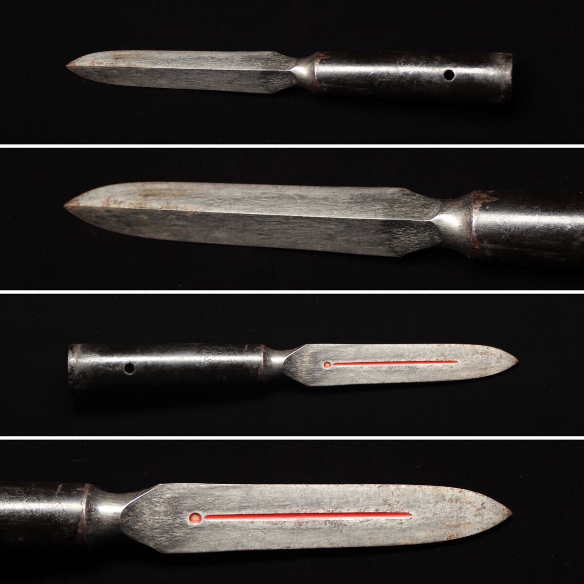 時代武具 袋槍 刀身のみ 合法寸法 刃長12.1㎝ ４０３ 袋槍 登録不要 槍