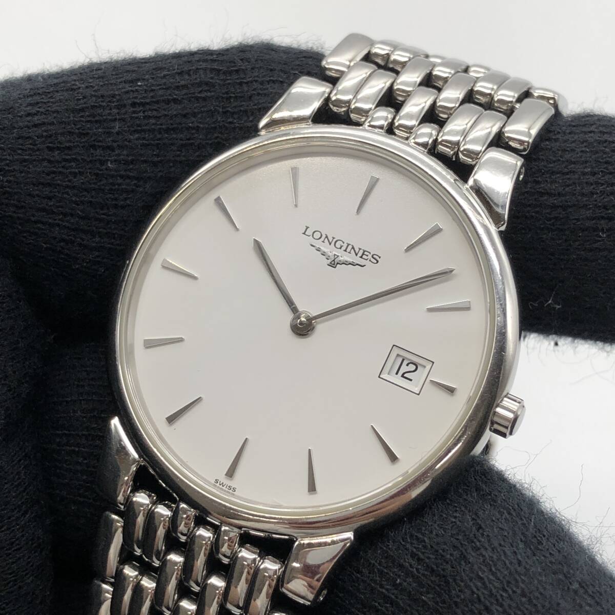 稼働品】 LONGINES L5.632.4 グランドクラシック デイト QZ クォーツ