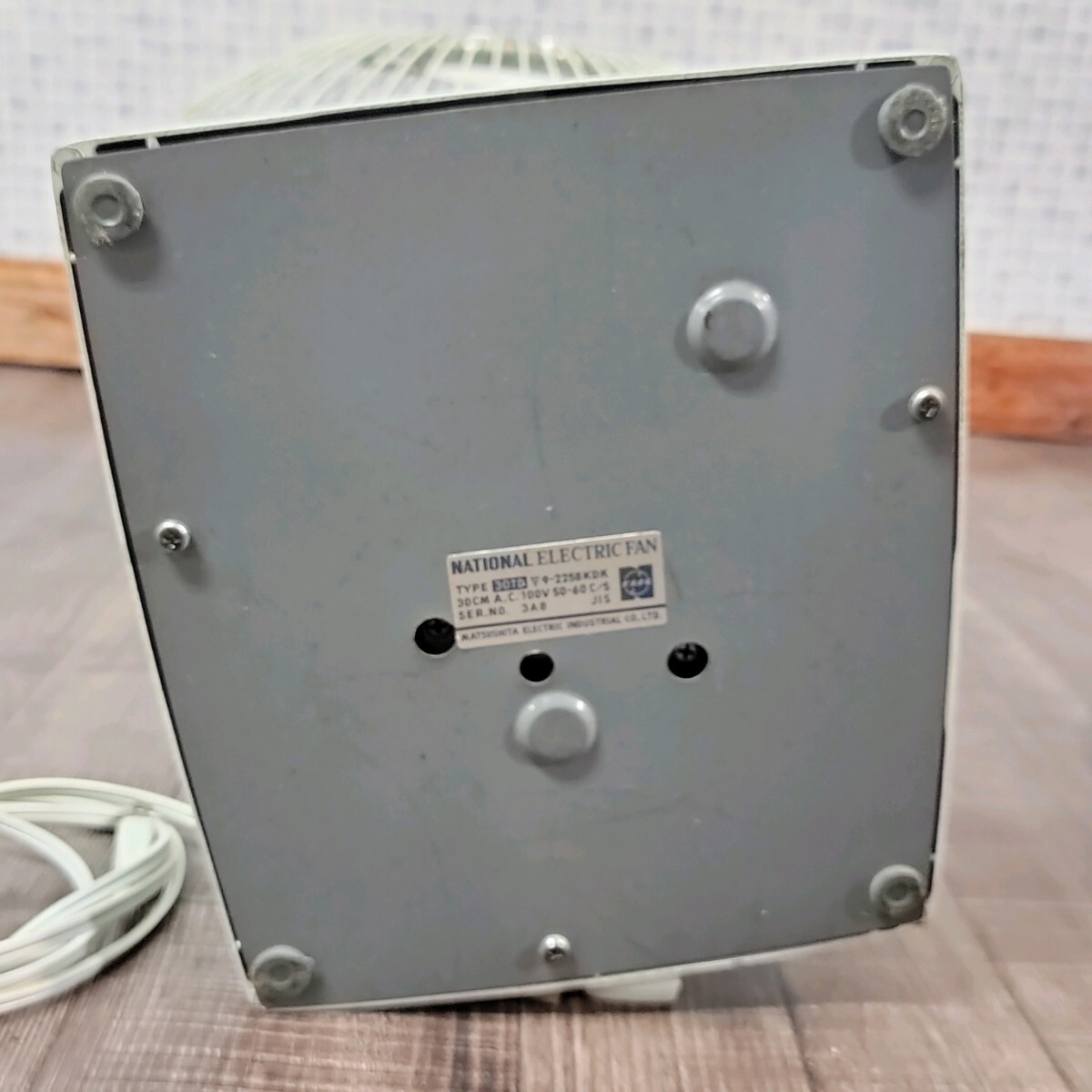 ☆希少 元箱付【動作OK】ナショナル NATIONAL TYPE 30TD 扇風機 3枚