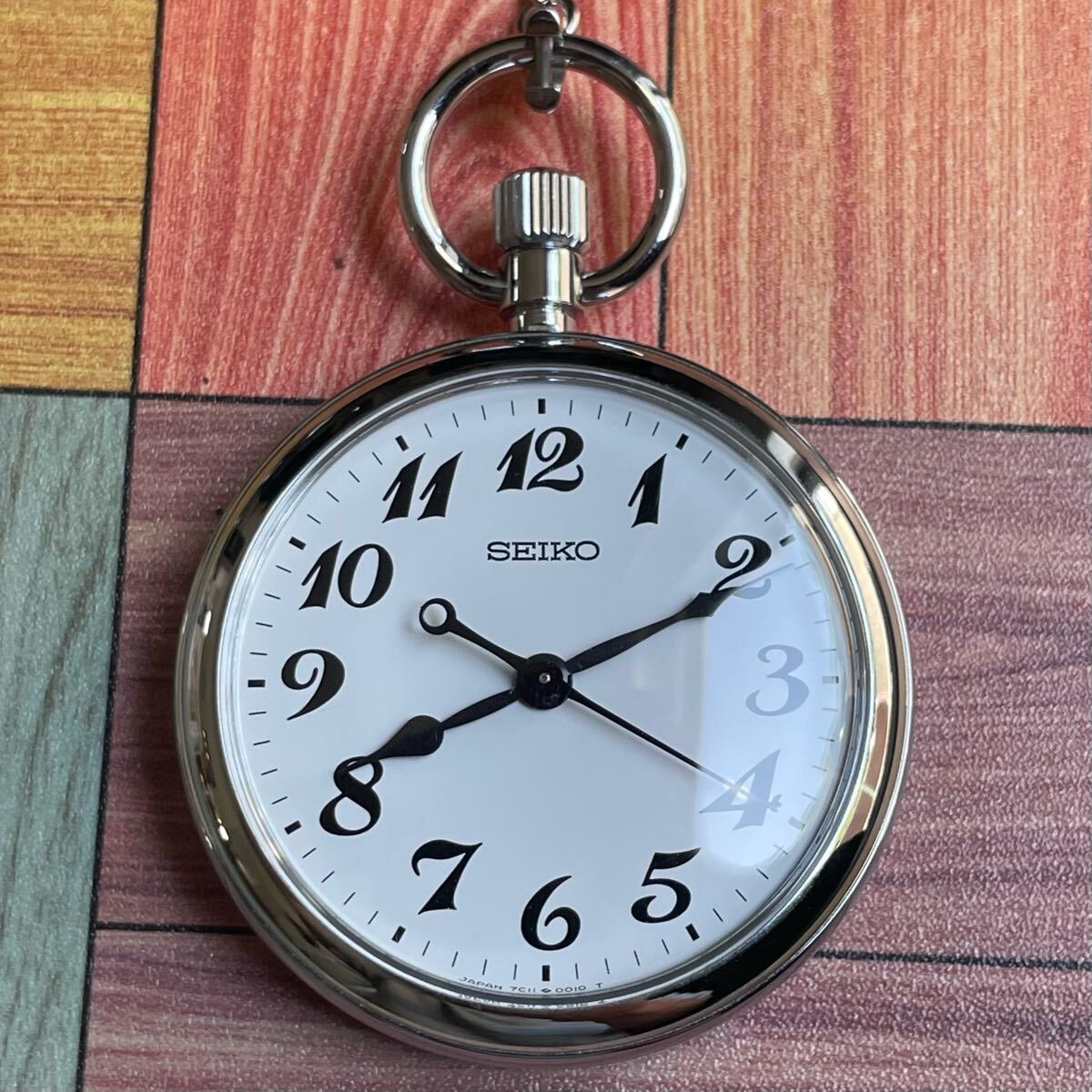 a*n様 【完動品】SEIKO 鉄道時計　懐中時計　7C11-0010　　JR九 鉄道時計 西日本旅客鉄道株式会社 セイコー SEIKO 懐中時計 クォーツ