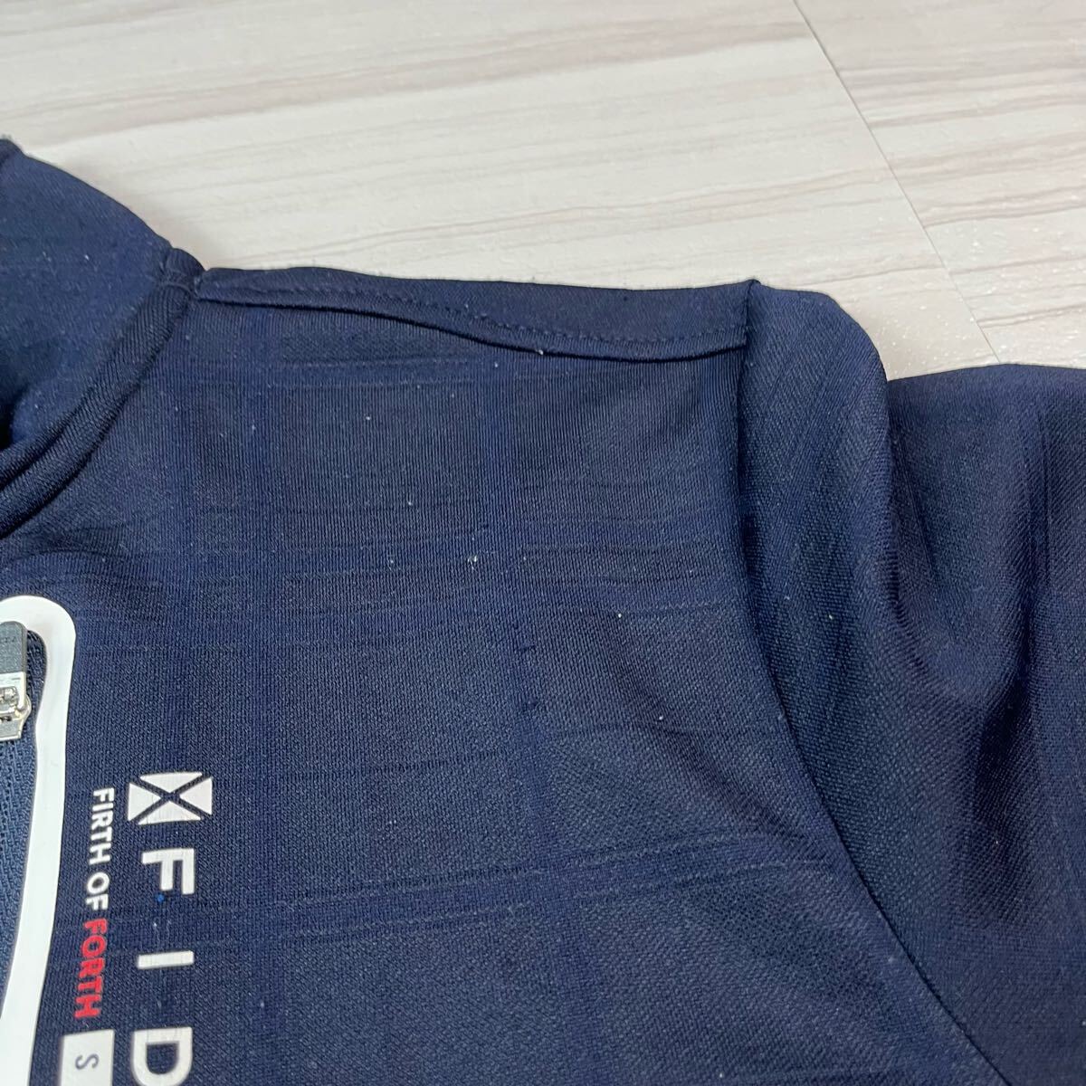 (TK-0621) FIDRA フィドラ 半袖ハーフジップ ゴルフウェア スポーツウェア ネイビー L_8