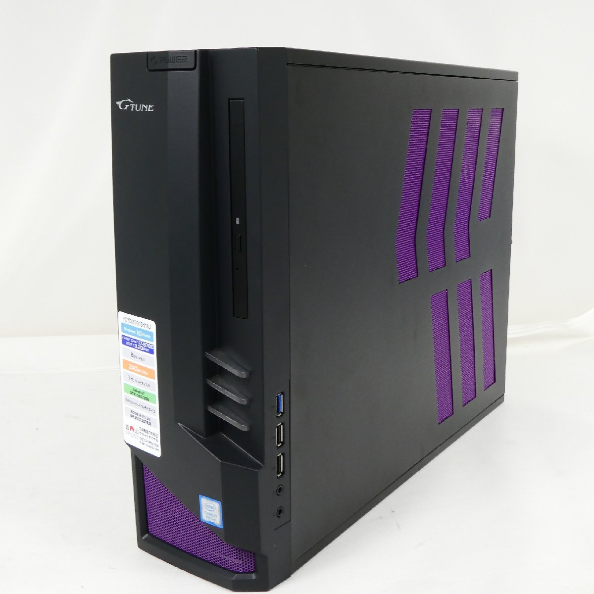 G-TUNE ゲーミングPC i7-8700 GTX 1060 メモリ16gb G-Tune Core i7-8700/16GB/GTX1060