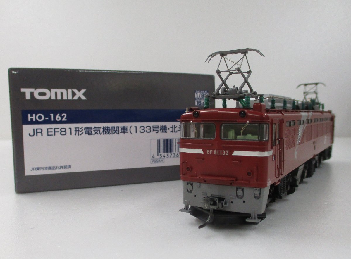 TOMIX JR EF81形電気機関車(133号機・北斗星色) [HO-162]【ジャンク