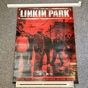 242位 LINKIN PARK サイン入りポスター リンキン パーク 約45.5cm x 約60.5cm 巻きぐせあり 裏