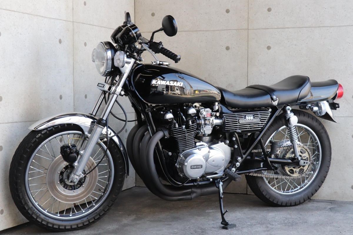 横浜～ Kawasaki KZ900 Z900 A4 Z1 黒豆 ブラック爆発仕様 レストア 