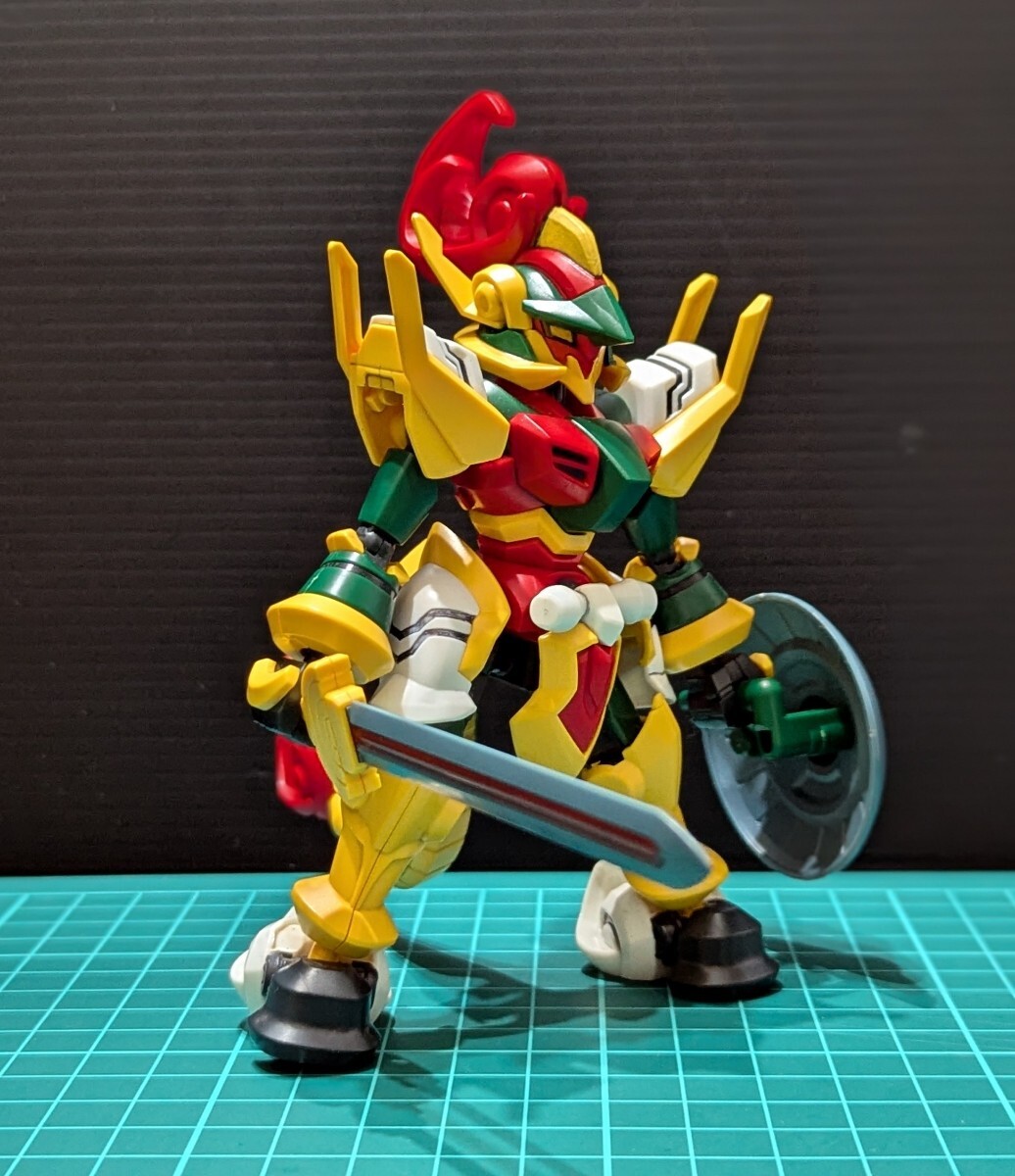 LBXリュウビ○素組ジャンク扱い(スミ入れ有り)／ダンボール戦機