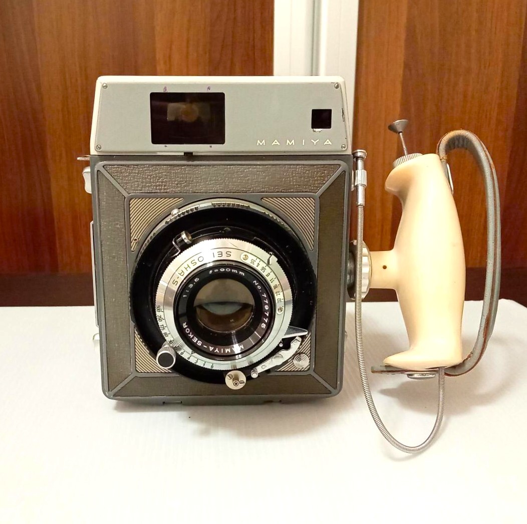 19949【動作未確認】【MAMIYA/ Press /中判カメラ/SEKOR 1:3.5 f90mm