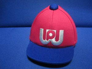 送料込◆キャップ型ミニポーチ◆ピンク／ロイヤル◆ワールドペガサス◆WEAC6MINIC◆カラ