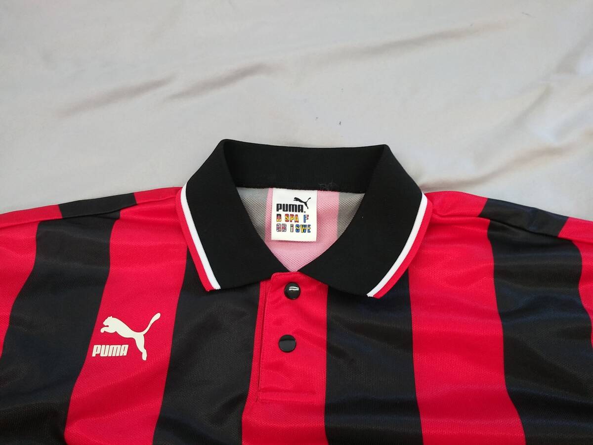 PUMA コンサドーレ札幌 1996年 初代ホーム ユニフォーム 赤・黒 О
