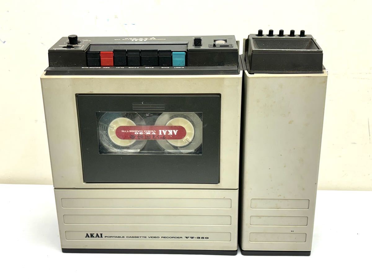 AKAI VT-350 VM-300 アカイ ポータブルビデオカセットレコーダー VK-30