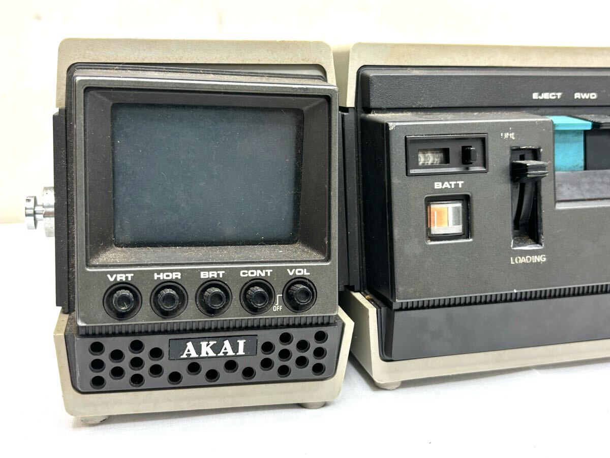 AKAI VT-350 VM-300 アカイ ポータブルビデオカセットレコーダー VK-30