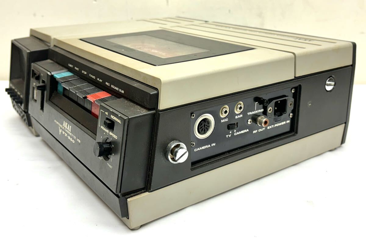 AKAI VT-350 VM-300 アカイ ポータブルビデオカセットレコーダー VK-30