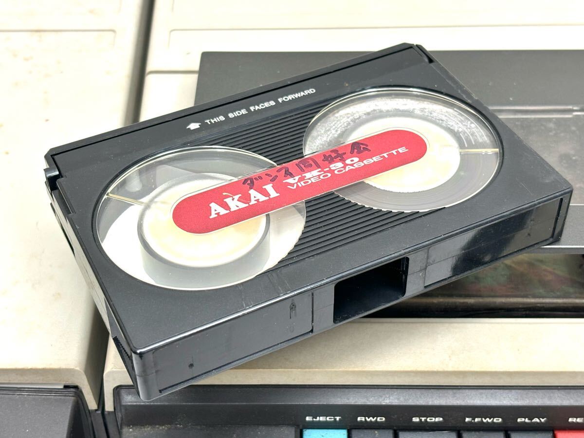 AKAI VT-350 VM-300 アカイ ポータブルビデオカセットレコーダー VK-30