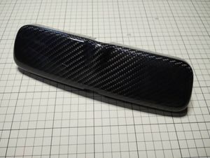  シルビア S15 カーボン ルームミラー カバー 綾織