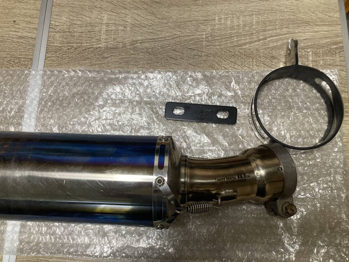 ZRX1200daeg ヨシムラ スリップオン チタンサイクロン マフラー ガスレポ付　政府認証有り_3