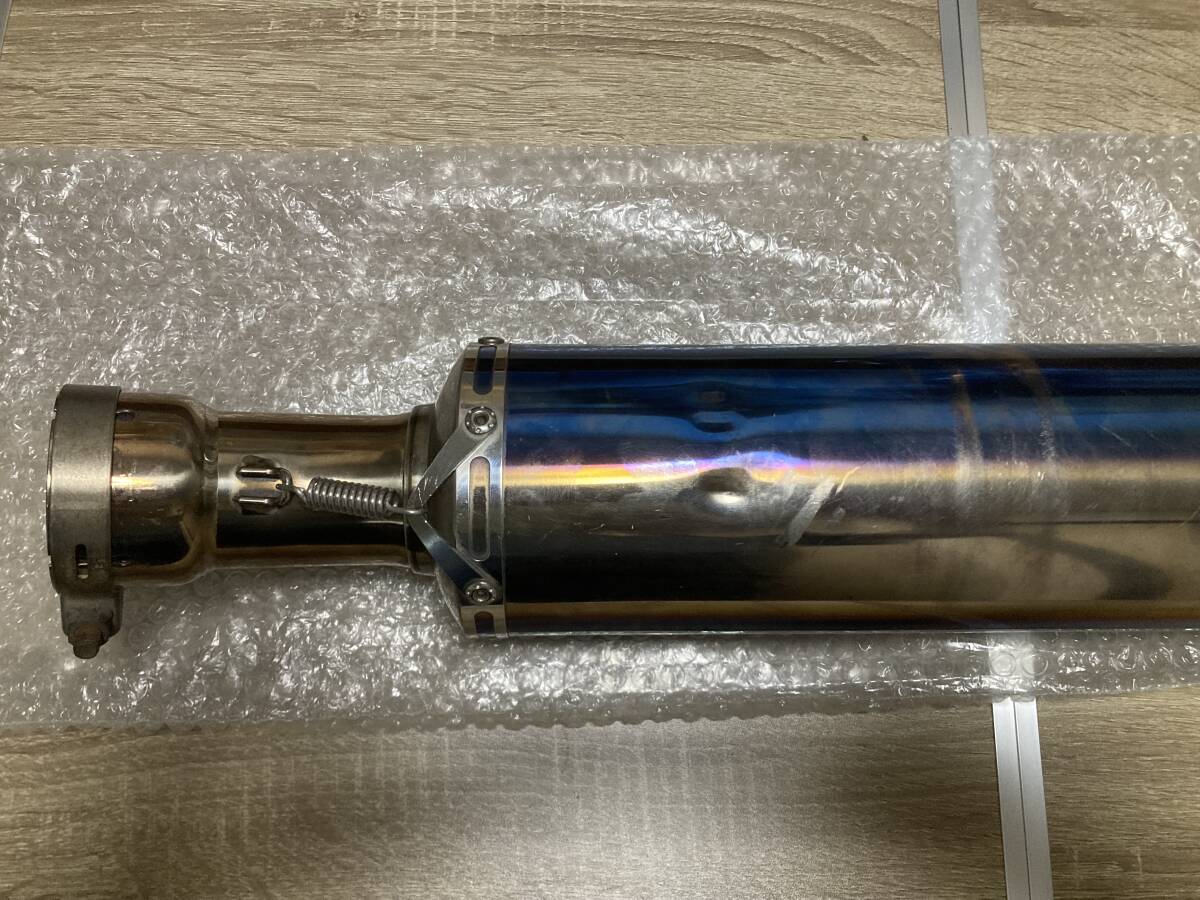 ZRX1200daeg ヨシムラ スリップオン チタンサイクロン マフラー ガスレポ付　政府認証有り_5