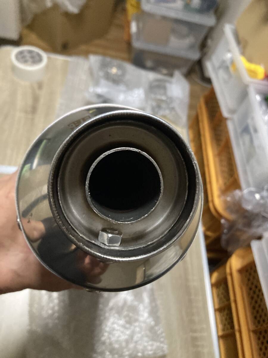 ZRX1200daeg ヨシムラ スリップオン チタンサイクロン マフラー ガスレポ付　政府認証有り_6