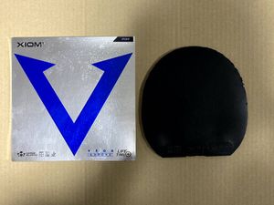 [卓球]VEGA EUROPE(ヴェガ　ヨーロッパ) 黒・MAX XIOM(エクシオン)