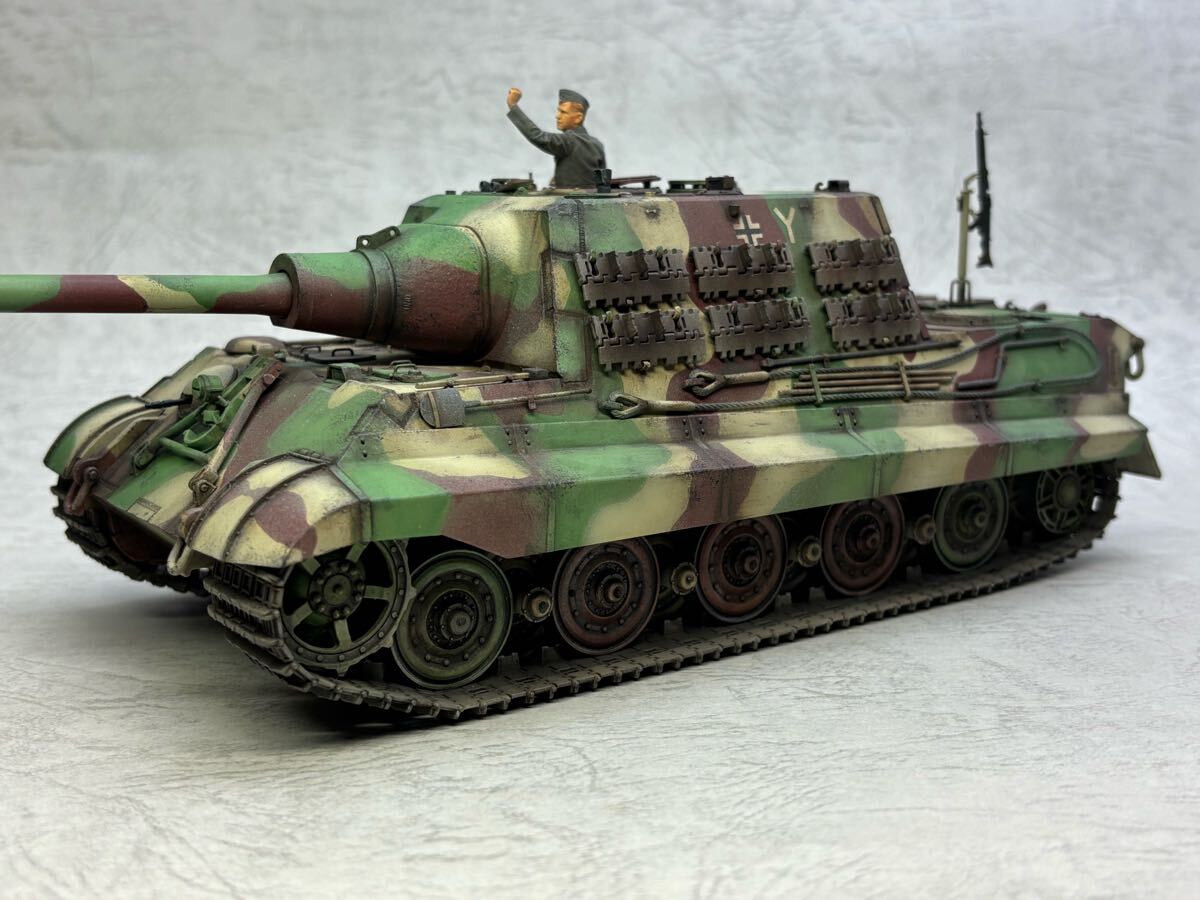 完成品 1/35 ドイツ ヤークトタイガー 最後期型 タコム(完成品)｜売買