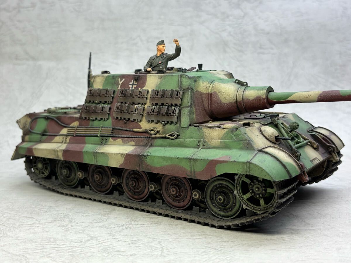 完成品 1/35 ドイツ ヤークトタイガー 最後期型 タコム(完成品)｜売買
