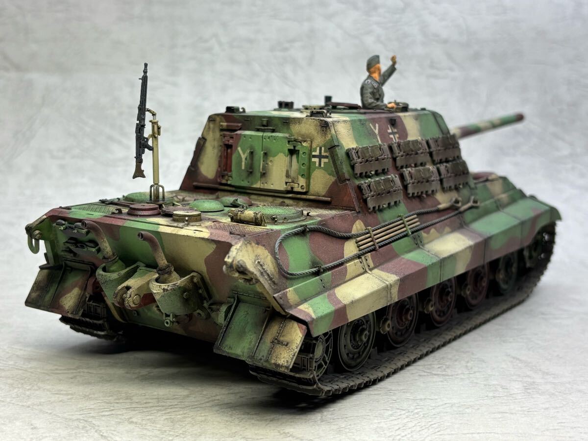 完成品 1/35 ドイツ ヤークトタイガー 最後期型 タコム(完成品)｜売買